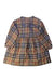 A Beige Long Sleeve Dresses from Burberry in size 12-18M for girl. (Back View)