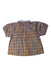 A Beige Short Sleeve Tops from Burberry in size 6-12M for girl. (Back View)