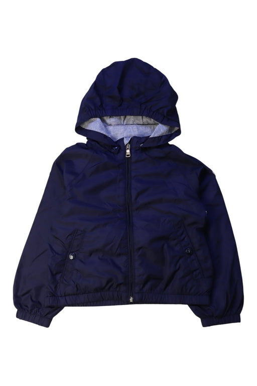A Navy Lightweight Jackets from Moncler in size 2T for boy. (Front View)