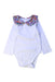 A White Long Sleeve Bodysuits from Jacadi in size 12-18M for girl. (Front View)