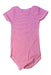 A Pink Short Sleeve Bodysuits from Petit Bateau in size 12-18M for girl. (Back View)