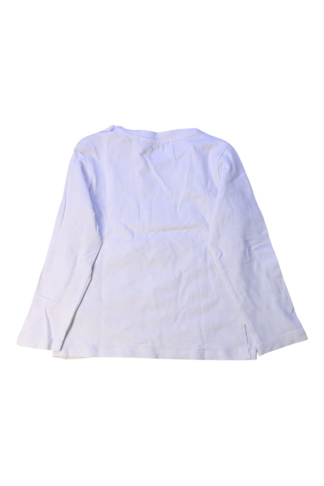 A White Long Sleeve T Shirts from MSGM in size 2T for girl. (Back View)
