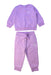 A Purple Pants Sets from Adidas in size 18-24M for girl. (Front View)