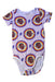 A Multicolour Short Sleeve Bodysuits from Sleep No More in size 18-24M for girl. (Front View)