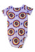 A Multicolour Short Sleeve Bodysuits from Sleep No More in size 18-24M for girl. (Back View)
