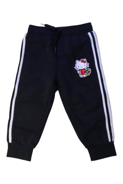 A Black Sweatpants from Adidas in size 18-24M for girl. (Front View)