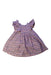 A Pink Short Sleeve Dresses from Fendi in size 6-12M for girl. (Front View)