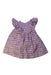 A Pink Short Sleeve Dresses from Fendi in size 6-12M for girl. (Back View)