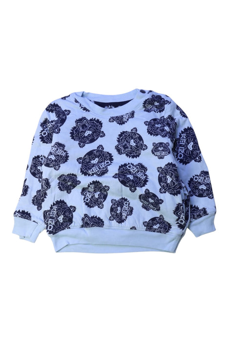 A Blue Crewneck Sweatshirts from Kenzo in size 6-12M for boy. (Front View)