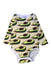 A Green Long Sleeve Bodysuits from Sleep No More in size 12-18M for neutral. (Front View)