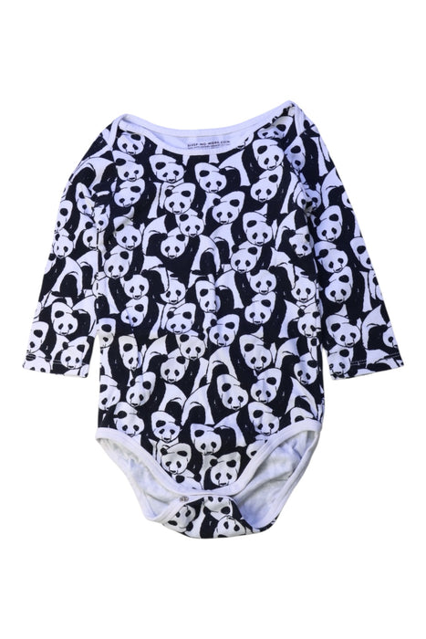 A Black Long Sleeve Bodysuits from Sleep No More in size 18-24M for neutral. (Front View)