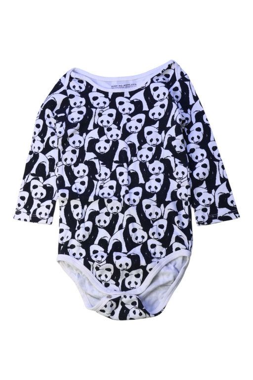 A Black Long Sleeve Bodysuits from Sleep No More in size 18-24M for neutral. (Front View)