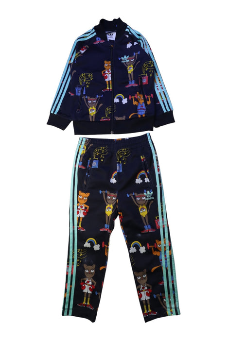 A Multicolour Pants Sets from Adidas in size 2T for boy. (Front View)
