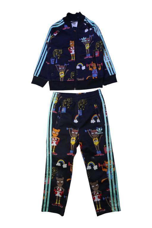 A Multicolour Pants Sets from Adidas in size 2T for boy. (Front View)