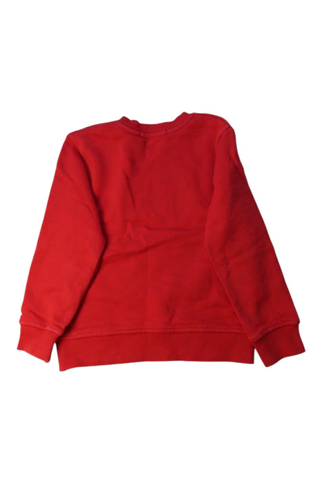 A Red Crewneck Sweatshirts from MSGM in size 2T for boy. (Back View)