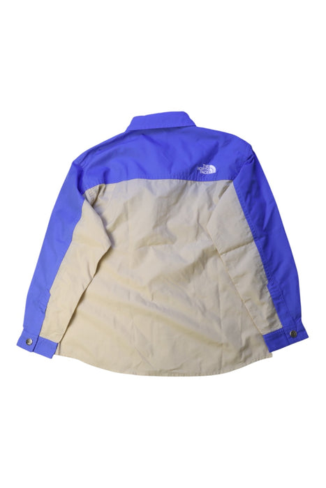 A Blue Long Sleeve Shirts from The North Face in size 5T for boy. (Back View)