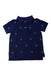 A Navy Short Sleeve Polos from Ralph Lauren in size 12-18M for boy. (Front View)