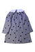 A Grey Long Sleeve Dresses from Jacadi in size 3T for girl. (Back View)