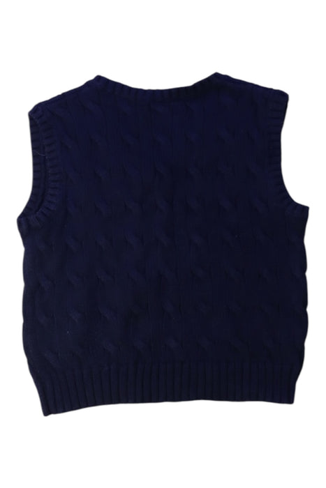 A Navy Sweater Vests from Ralph Lauren in size 12-18M for boy. (Back View)