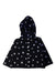 A Black Lightweight Jackets from Agnes b. in size 2T for girl. (Front View)