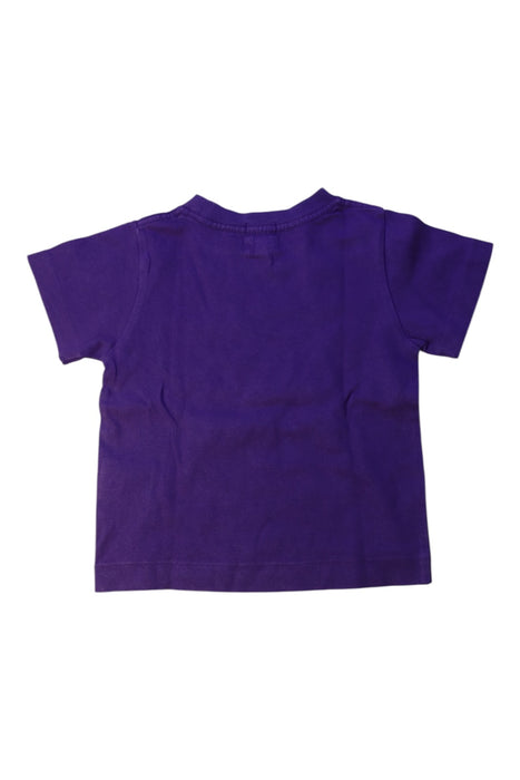A Purple Short Sleeve T Shirts from Bape by A Bathing Ape in size 18-24M for boy. (Back View)