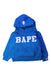 A Blue Hooded Sweatshirts from Bape by A Bathing Ape in size 2T for boy. (Front View)
