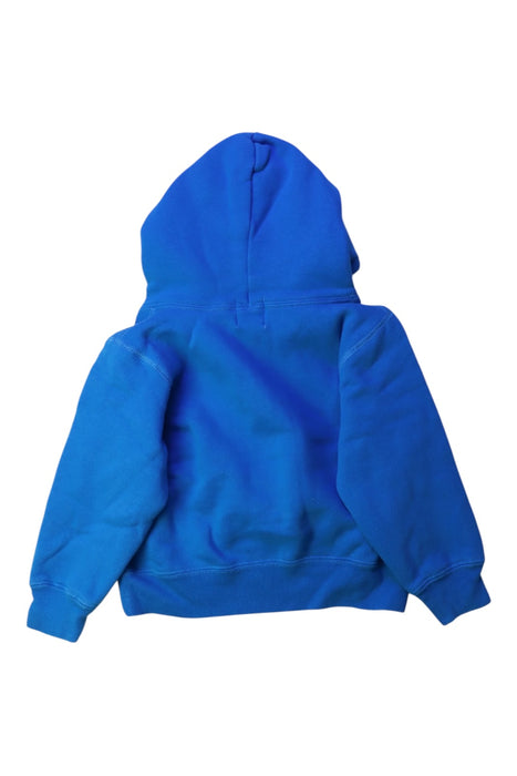 A Blue Hooded Sweatshirts from Bape by A Bathing Ape in size 2T for boy. (Back View)