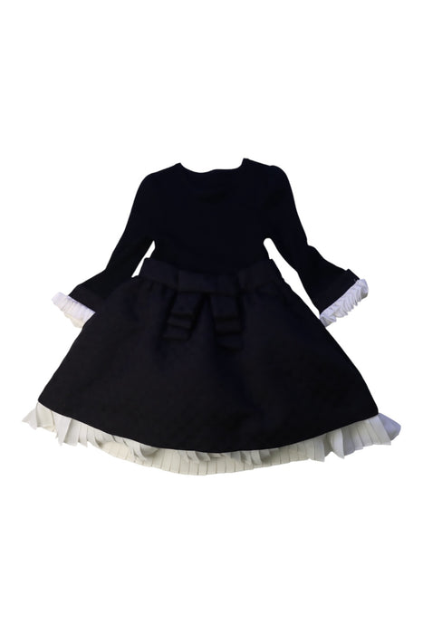 A Black Long Sleeve Dresses from Nicholas & Bears in size 12-18M for girl. (Front View)