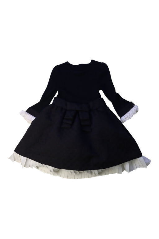 A Black Long Sleeve Dresses from Nicholas & Bears in size 12-18M for girl. (Front View)