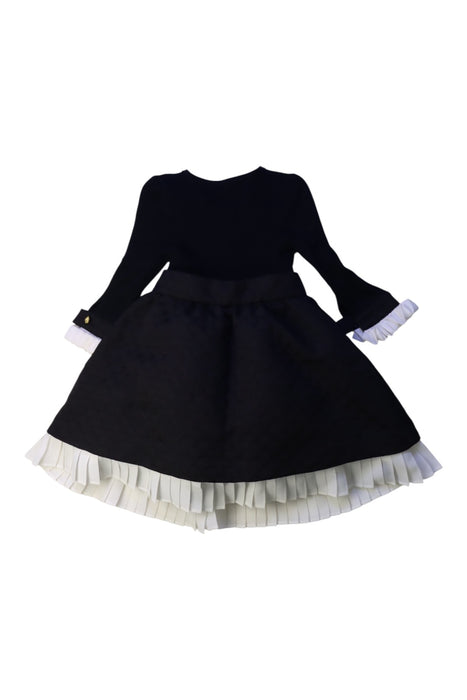 A Black Long Sleeve Dresses from Nicholas & Bears in size 12-18M for girl. (Back View)