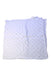 A White Swaddles from Aden & Anais in size O/S for girl. (Front View)
