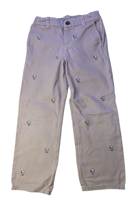 A Beige Casual Pants from Janie & Jack in size 5T for boy. (Front View)