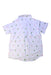 A White Short Sleeve Shirts from Janie & Jack in size 6T for boy. (Back View)