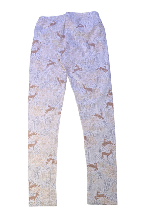 A White Leggings from Janie & Jack in size 10Y for girl. (Back View)