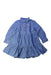 A Blue Long Sleeve Dresses from Polo Ralph Lauren in size 3T for girl. (Front View)
