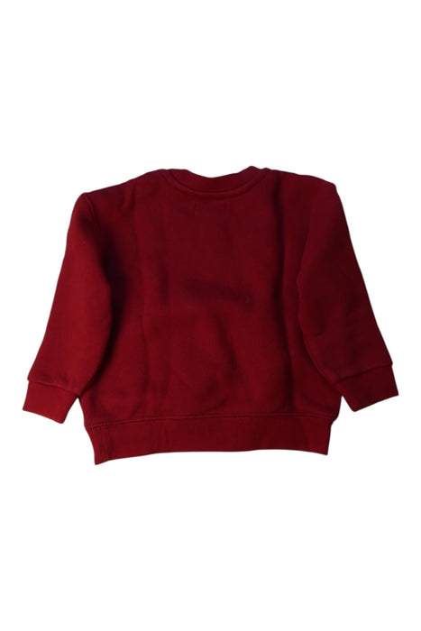 A Burgundy Crewneck Sweatshirts from Ralph Lauren in size 6-12M for neutral. (Back View)