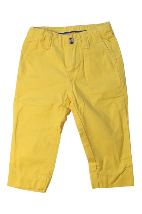 A Yellow Casual Pants from Seed in size 12-18M for boy. (Front View)