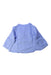 A Blue Long Sleeve Shirts from Nanos in size 6-12M for boy. (Back View)