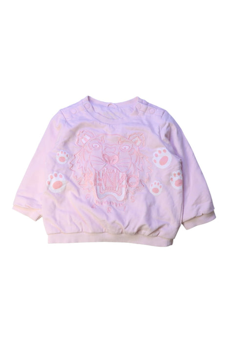 A Pink Crewneck Sweatshirts from Kenzo in size 2T for girl. (Front View)