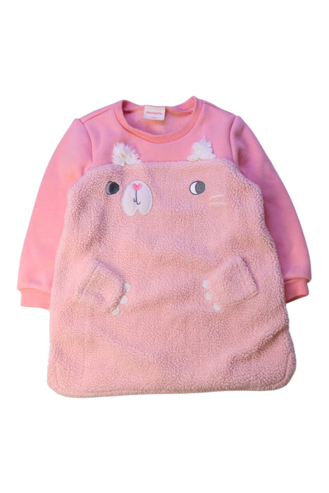 A Pink Crewneck Sweatshirts from Momonittu in size 2T for girl. (Front View)