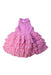 A Pink Sleeveless Dresses from Janie & Jack in size 2T for girl. (Front View)