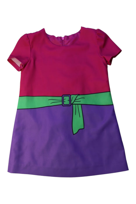 A Pink Short Sleeve Dresses from Moschino in size 3T for girl. (Front View)