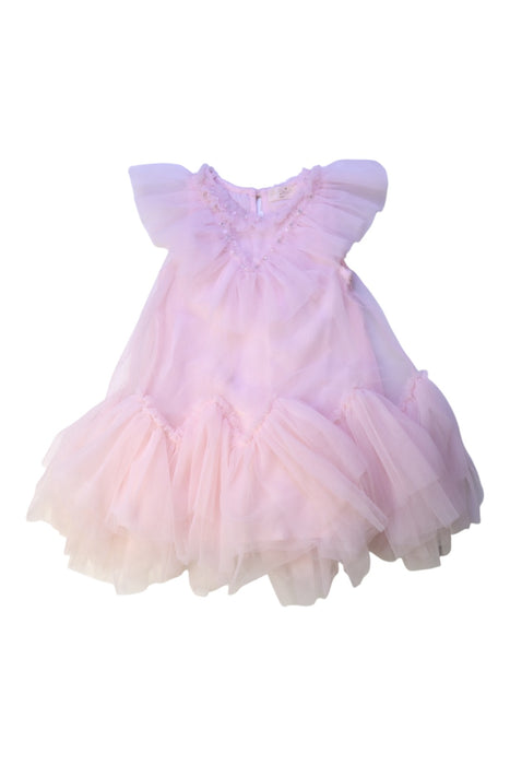 A Pink Sleeveless Dresses from Tutu Du Monde in size 12-18M for girl. (Front View)