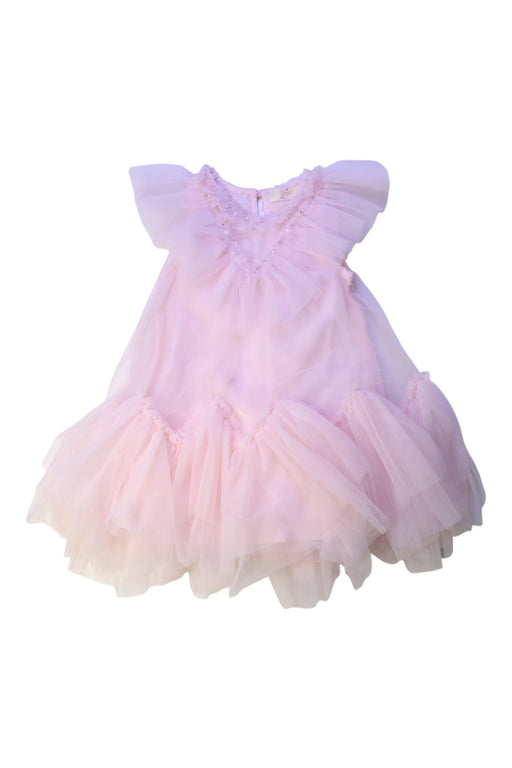 A Pink Sleeveless Dresses from Tutu Du Monde in size 12-18M for girl. (Front View)