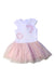 A White Dress Sets from Mayoral in size 3T for girl. (Front View)