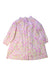 A Multicolor Long Sleeve Dresses from Bonton in size 12-18M for girl. (Back View)