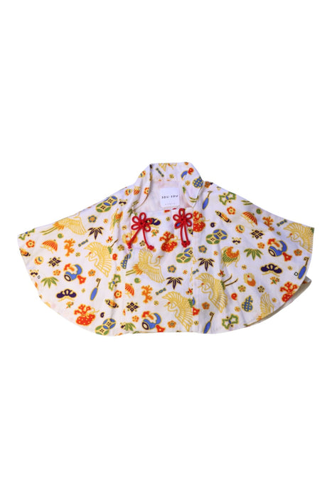 A Multicolour Capes & Ponchos from Sou Sou in size 2T for girl. (Front View)