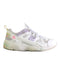A White Sneakers from New Balance in size 3-6M for girl. (Front View)