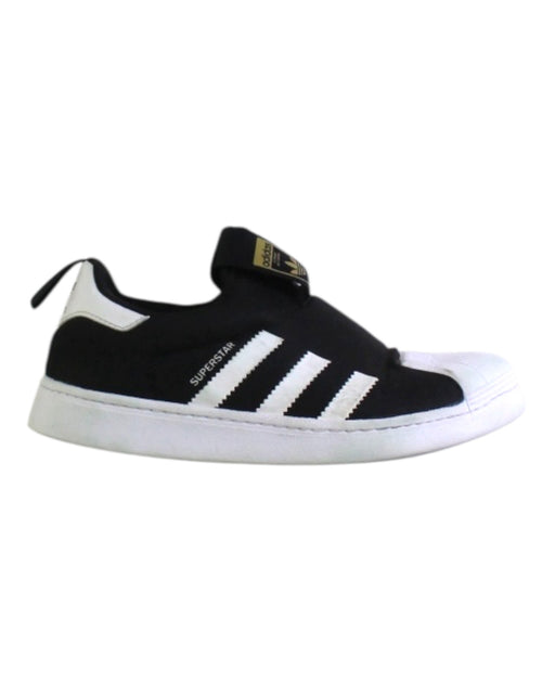 A Black Sneakers from Adidas in size 10Y for neutral. (Front View)