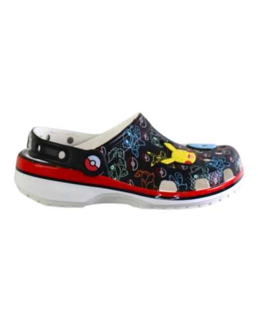 A Multicolour Slip Ons from Crocs in size 5T for neutral. (Front View)